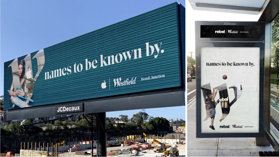 Westfield out-of-home advertising